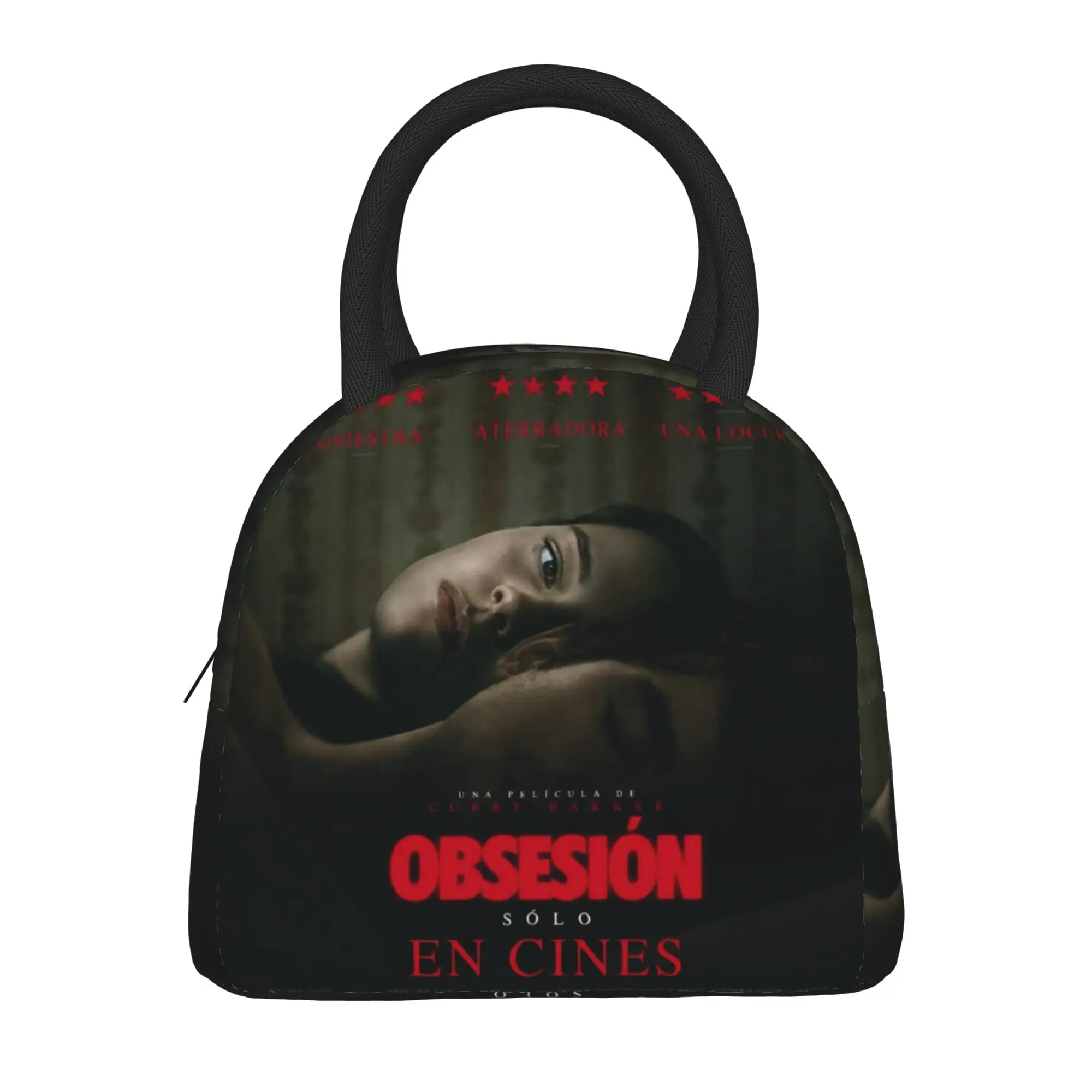 

Obsession 2026 Horror Movie Accessories Insulated Lunch Bag For Outdoor Food Box Portable Cooler Thermal Lunch Box