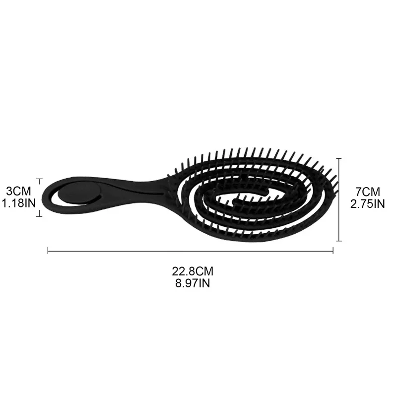 Hair Brush Comb Anti-Static Relaxing Scalp Massage Wet Dry Styling Tool New  Women Men Salon Hair Styling Tools