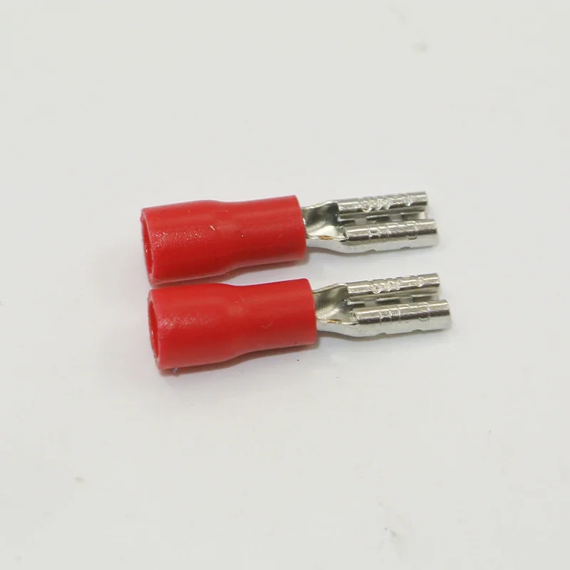 50/280pcs Female Crimp Terminals 2.8mm 4.8mm 6.3mm FDD MDD Insulated Spade Wire Connector Electrical Wiring Cable Plug