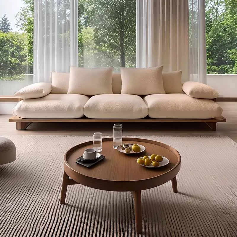 Relaxing Soft Living Room Sofas Unique Large Wood Nordic Sectional Lazy Sofa Modern Floor Luxury Divani Da Soggiorno Furniture