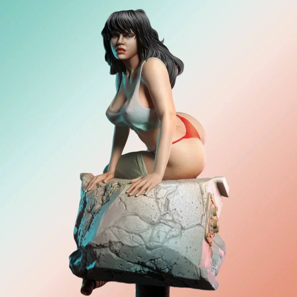 

JiaLingBao Sci-Fi Heroine 1:24 Resin Figure – Unpainted Custom Model Kit A552