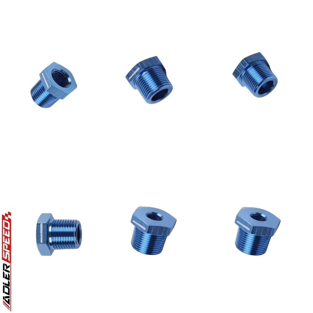 

ADLERSPEED 1/4 дюйма 3/8 дюйма 1/2 дюйма 3/4 дюйма NPT на 1/8 дюйма 1/4 дюйма 3/8 дюйма NPT переходной фитинг «папа-мама» черный/синий