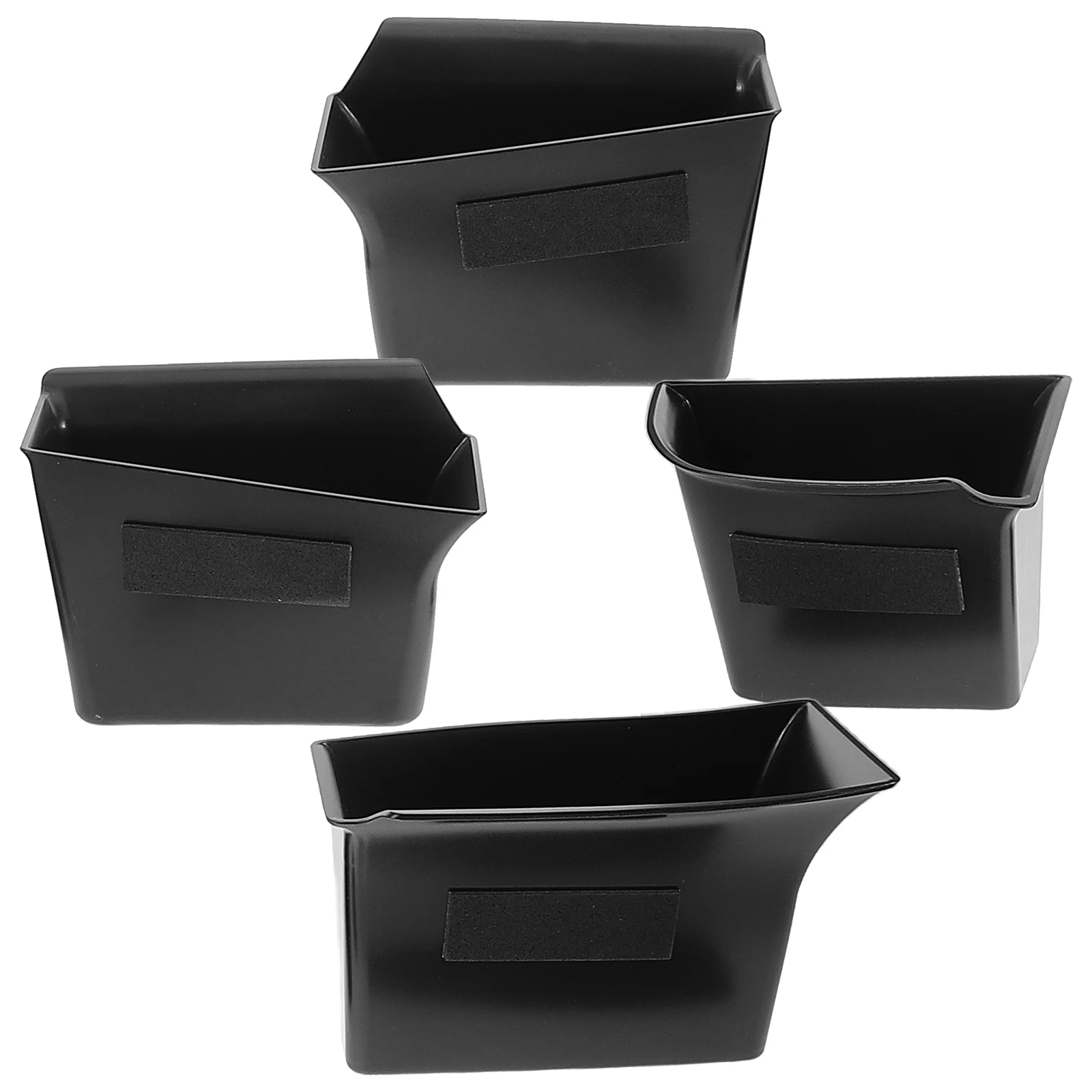 

4pcs Car Door Storage Box Large Capacity Organizer Tray Phone Holder Glove Accessories Container Rear Door Insert