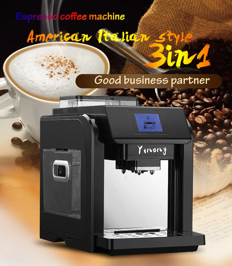 

Wholesale Super One Touch Bean To Cup Cappuccino Fully Automatic Espresso Professional Italian Barista Coffee Maker Machine