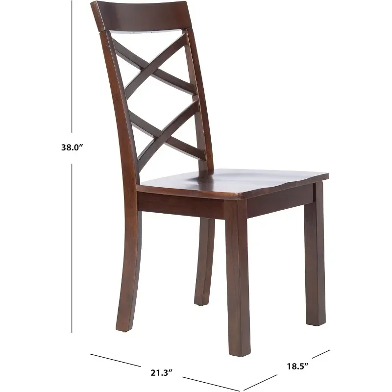 Home Collection Ainslee Brown 18-inch (Set of 2) Dining Chair