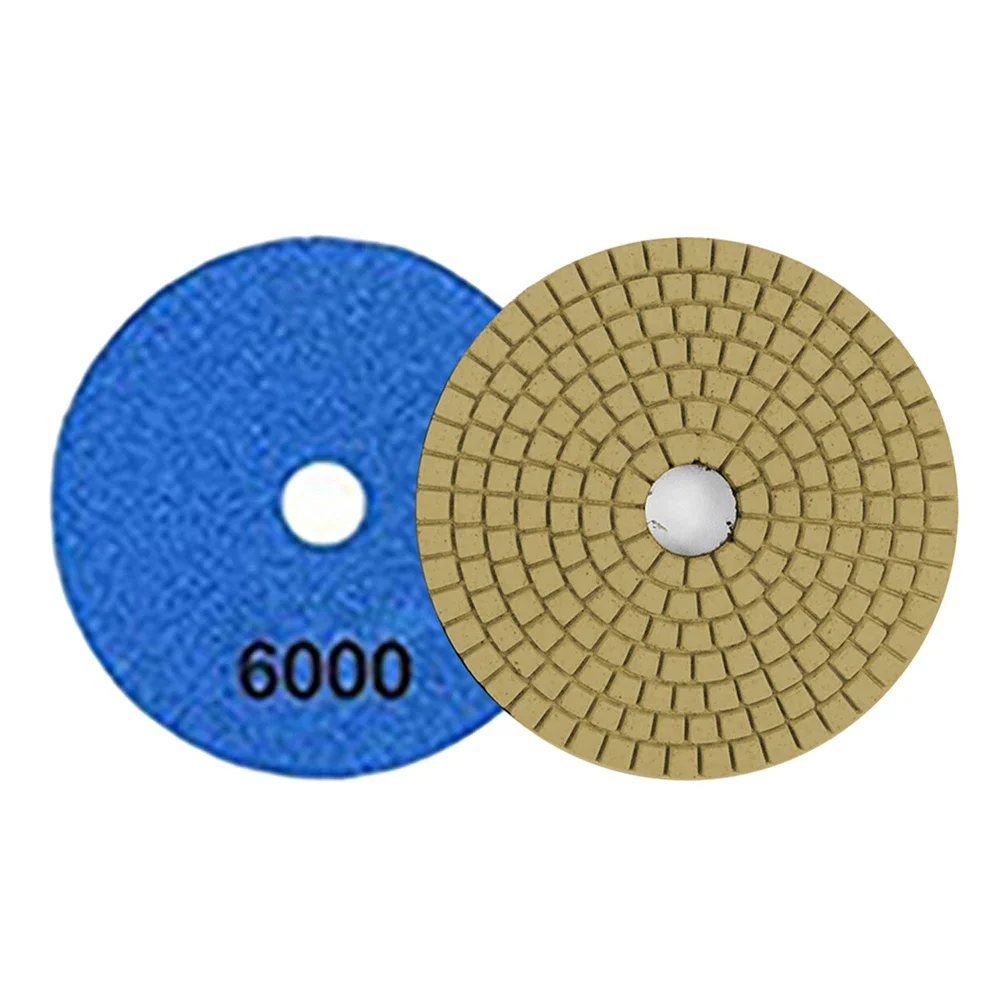 Diamond Polishing Pads 4 Inch Wet Dry Granite Concrete Marble Glass Stone Sanding Grinding Discs 30-10000 Grit