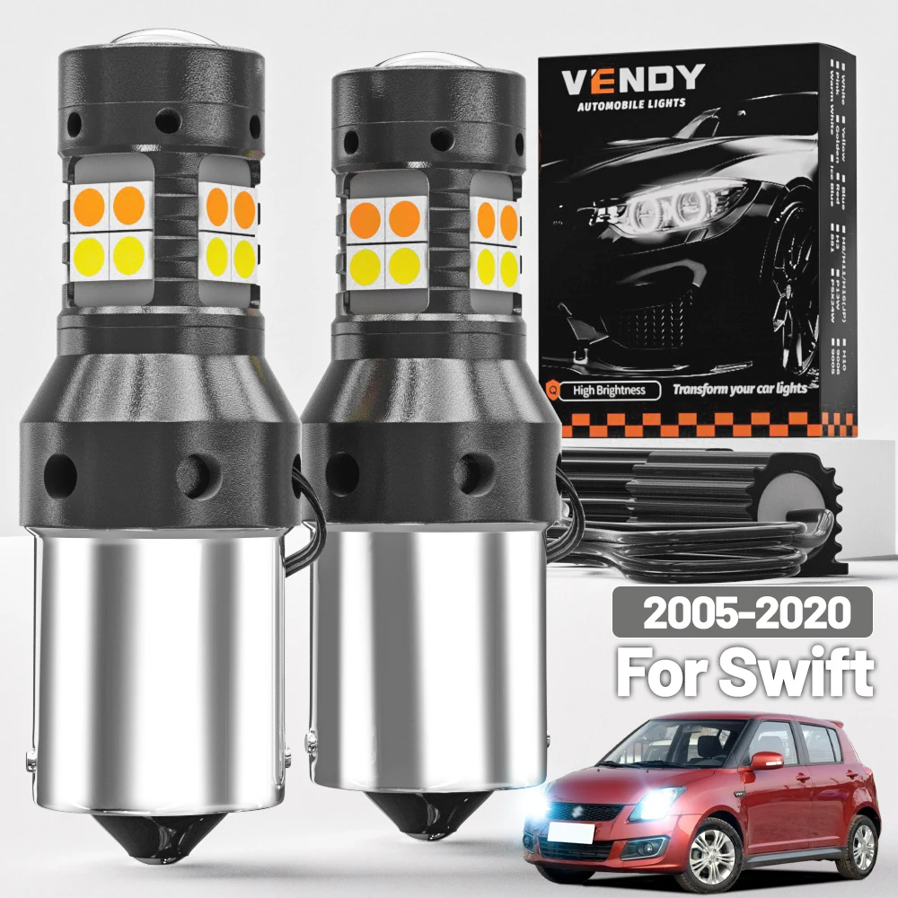 

2pcs For Suzuki Swift 2005-2020 Dual Mode LED Turn Signal+Daytime Running Light DRL 2010 2011 2012 2016 2017 Canbus Accessories