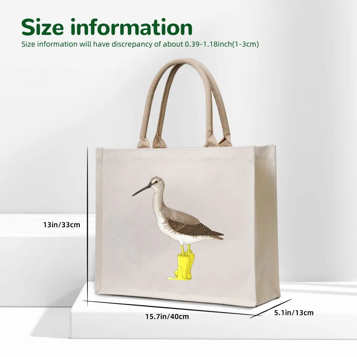 Greater Yellowlegs Tote Bag shopping bags foldable Cloth bags Women's handbag