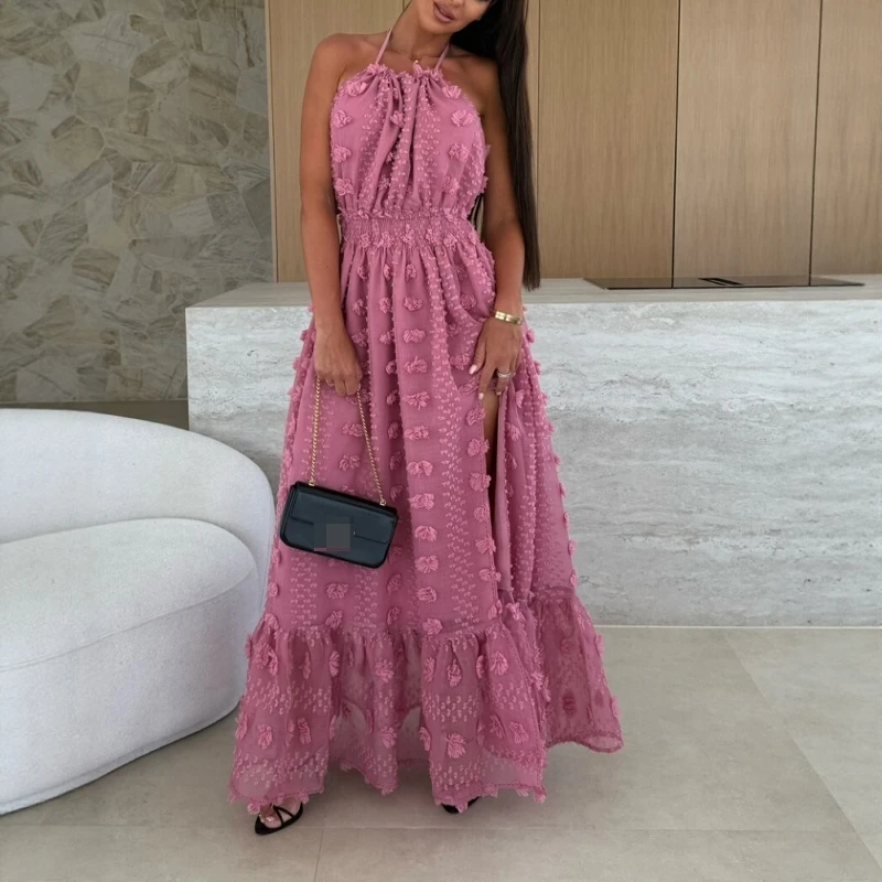 

Модная летняя юбка-миди с вышивкой и разрезом, повседневная, прямого кроя, для женщин