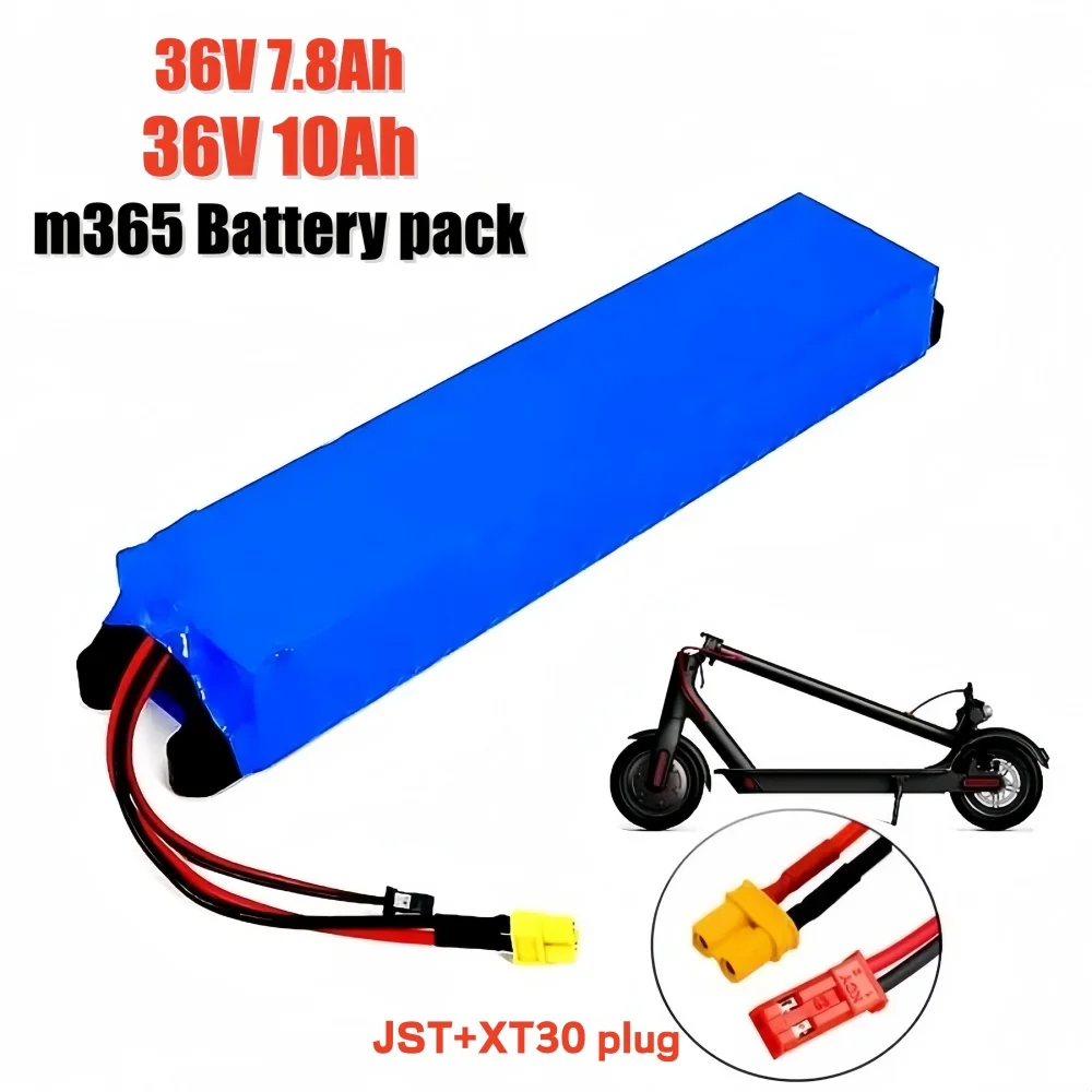 36V 7,8Ah 10Ah Akku 10S3P 10000mAh 250W-500W Gleicher Anschluss 42V Elektroroller M365 Power Akku mit BMS