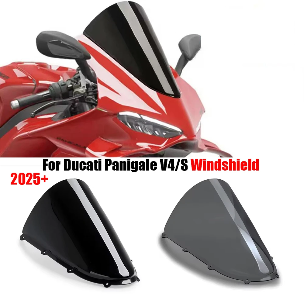 

2025 Windshield Windscreen For For Ducati Panigale V4 V4S V4R 2025 New Motorcycle Accessories Wind Deflectors V4 V4S V4R
