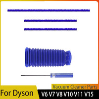 Replacement Accessories Parts Soft Plush Strips tube hose for Dyson V6 V7 V8 V10 V11 V15 Vacuum Cleaner Soft Roller brush Head