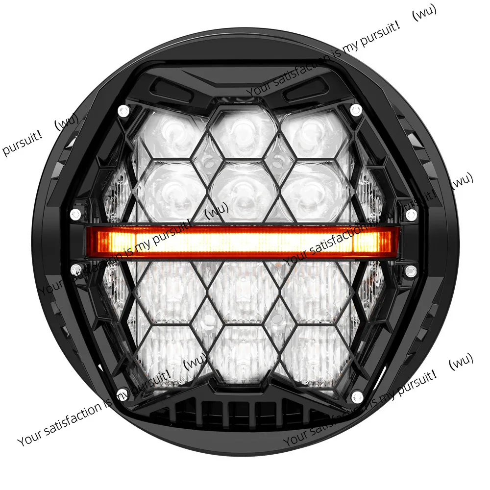 

New 60W motorcycle headlight 5.75 inch Harley motorcycle LED headlight dual certification honeycomb light
