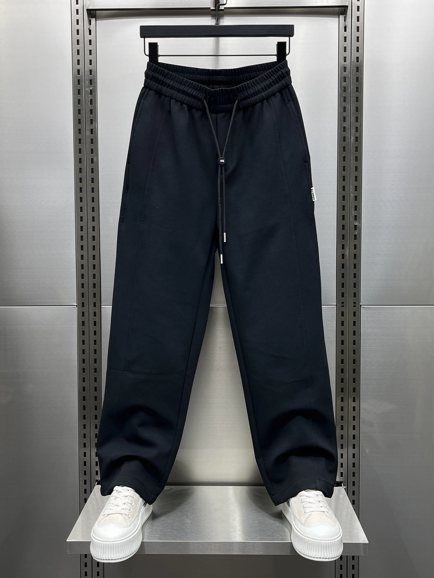 

Осенние мужские модные свободные прямые спортивные брюки, молодежные универсальные эластичные брюки, модные брендовые прямые повседневные брюки