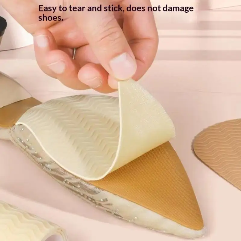 Picture 7: Rubber Sole Shoe Soles Anti-slip Stickers Self-adhesive Anti-slip Foot Non-slip Pads Wear-resistant Shock-absorbing