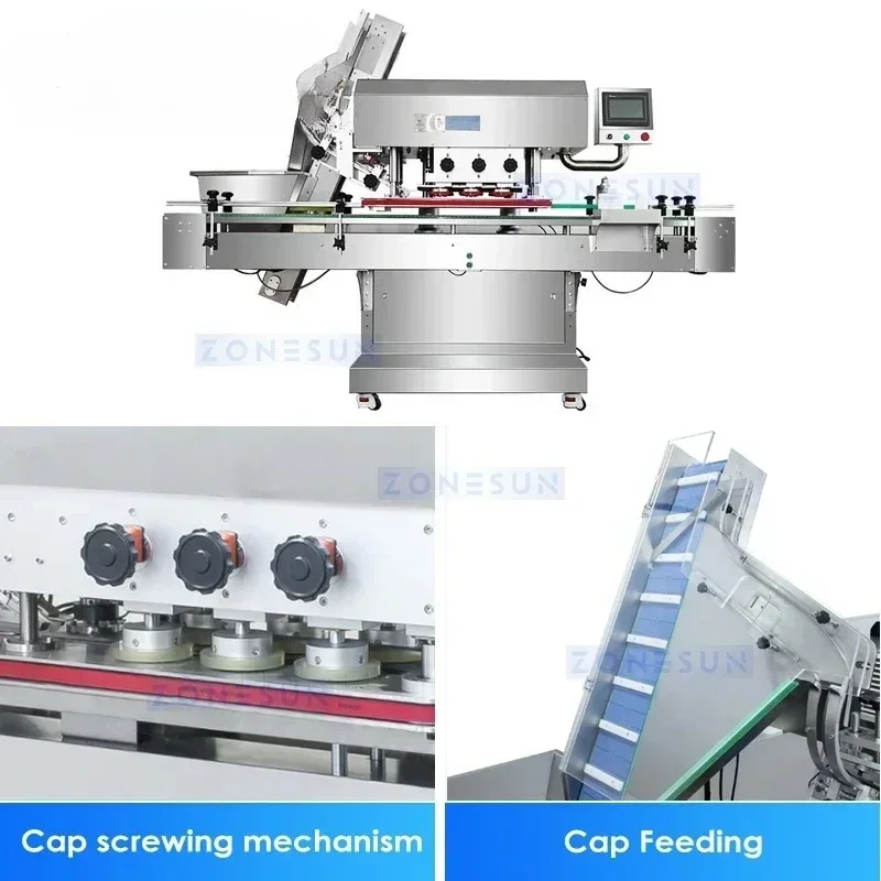 ZONESUN Automatic Gummy Candy Counting Bottling Production Line Bubble Gum Machine Sweet Packaging Equipment ZS-AFLC