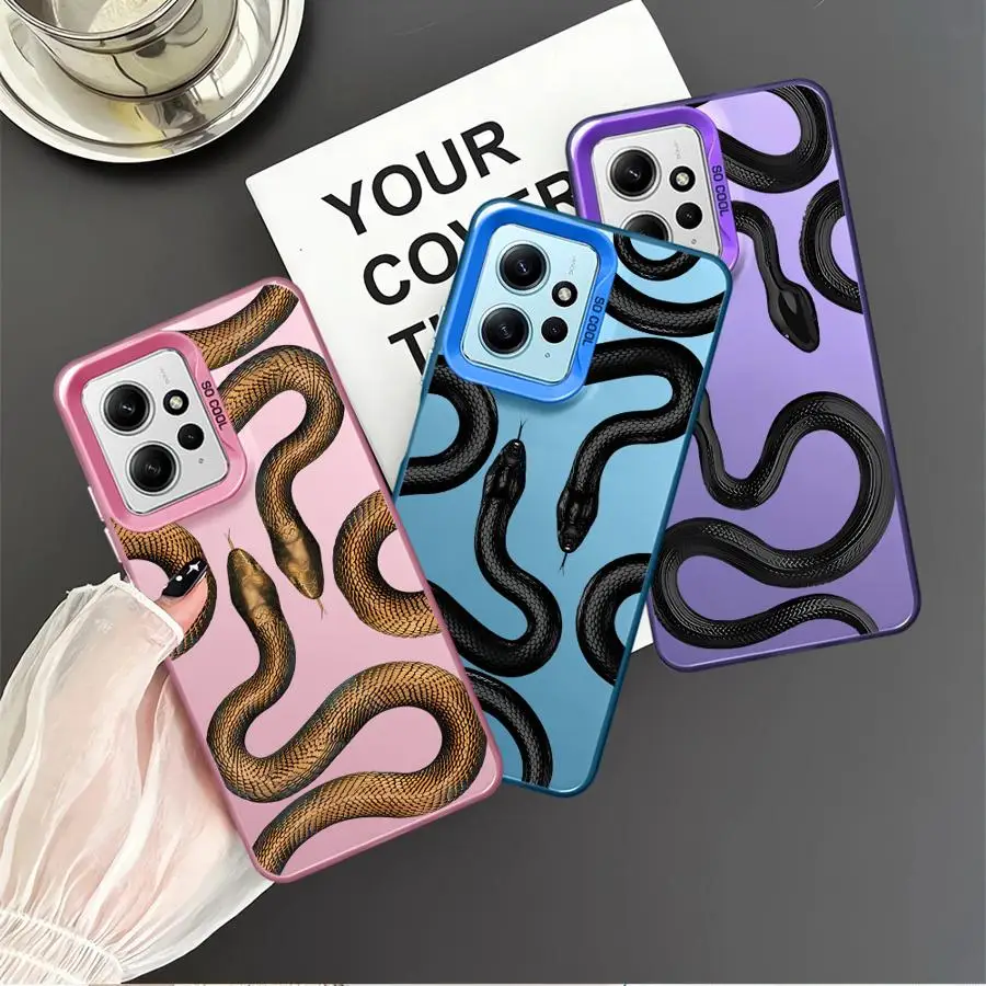 Luxury Snake Graphic Phone case for Xiaomi Redmi Note 10 11 12 13 S Pro 11ProPlus5G 12S 12ProPlus5G 13ProPlus5G case