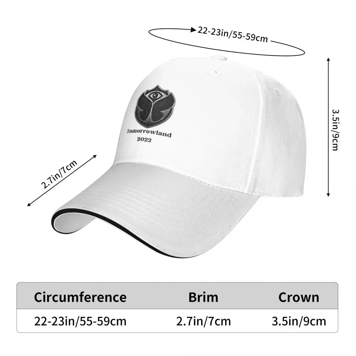 Tomorrowland Adult Cowboy Cap Fashion Casual Baseball Caps Adjustable Hat Hip Hop Summer Unisex Baseball Hats