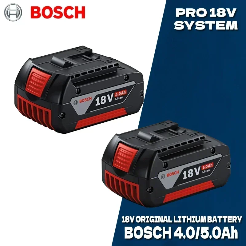 BOSCH 18V Lithium Battery 4.0AH/5.0AH Battery Electric Drill Electric Wrench Power Tools GBA 18V 4.0Ah GBA 18V 5.0Ah