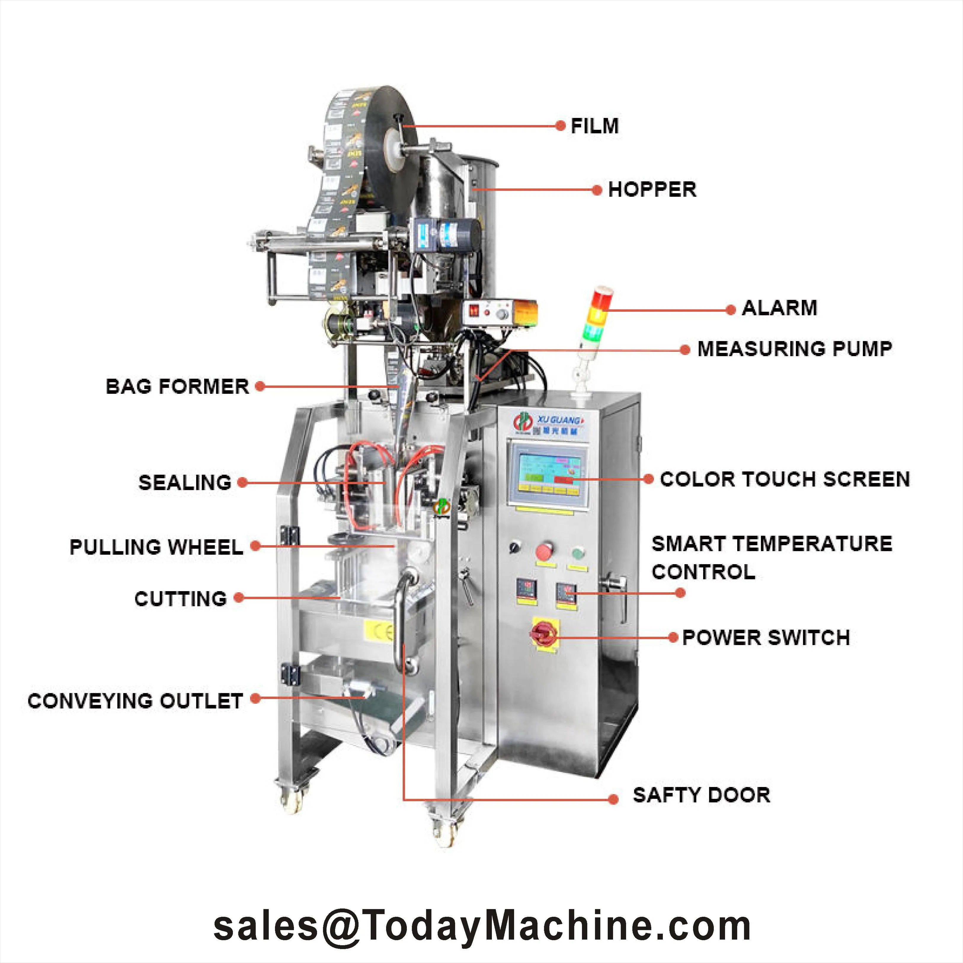 High Quality Automatic 7g 12g 15g Plastic Sachet Honey Viscous Liquid Packing Machine Sauce Paste Bag Filling Packing Machine
