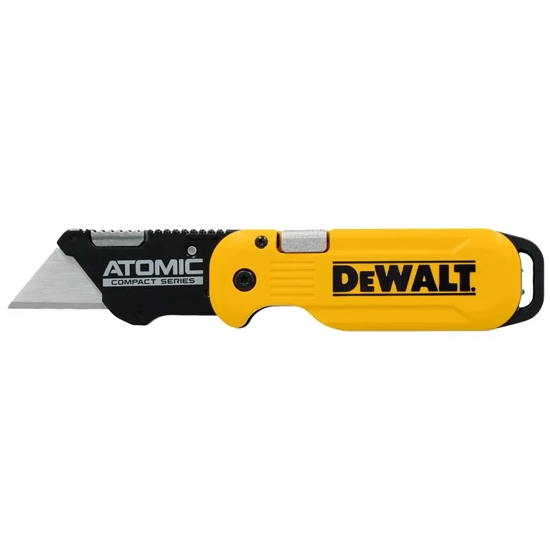 

DEWALT Handheld Atomimic Folding Knife/Utility Knife with Portable Replaceable Blades DWHT10990
