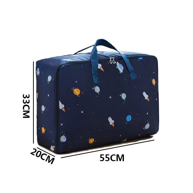 Borsone pieghevole impermeabile di grande capacità borsone da viaggio Essentials Organizer borse con cerniera di stoccaggio cubi da imballaggio per