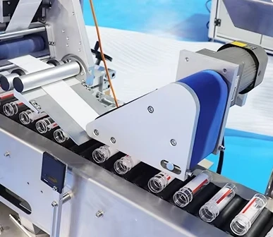 Customized Automatic Horizontal Roller Bottle Labeling Machine Digital Label Aplicator Core Motor for Metal Glass Wood #4