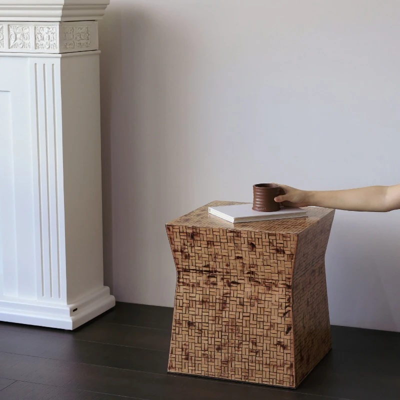 Niche handmade bamboo craft sofa with moving corners