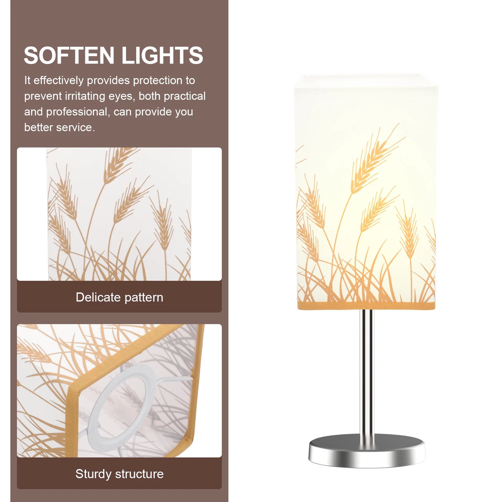 Sturdy Cloth Lampshade Design Replacement For Desk Lamp Bedside Table Light Decorative Household Floor Lamp Cover
