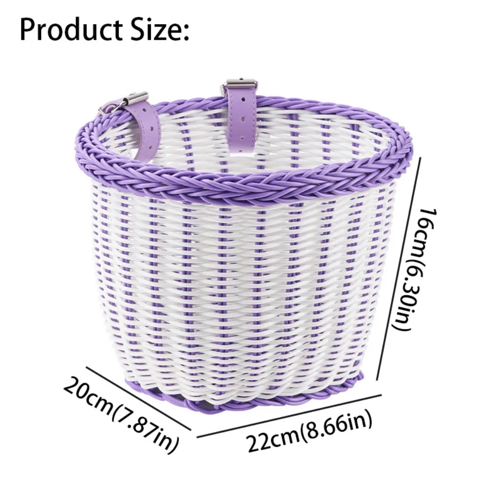 

Водонепроницаемая велосипедная корзина ручной работы с регулируемыми кожаными ремнями для ежедневных поездок на работу