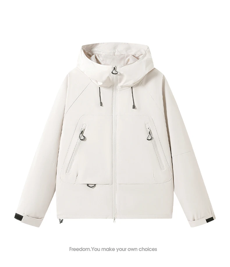 CHRLCK Wasserdichte Wanderjacken für Herren, Frühling/Herbst, winddichte Camping-Windjacke, Damen-Angel-, Trekking- und Laufjacke, Unisex – Detail 14