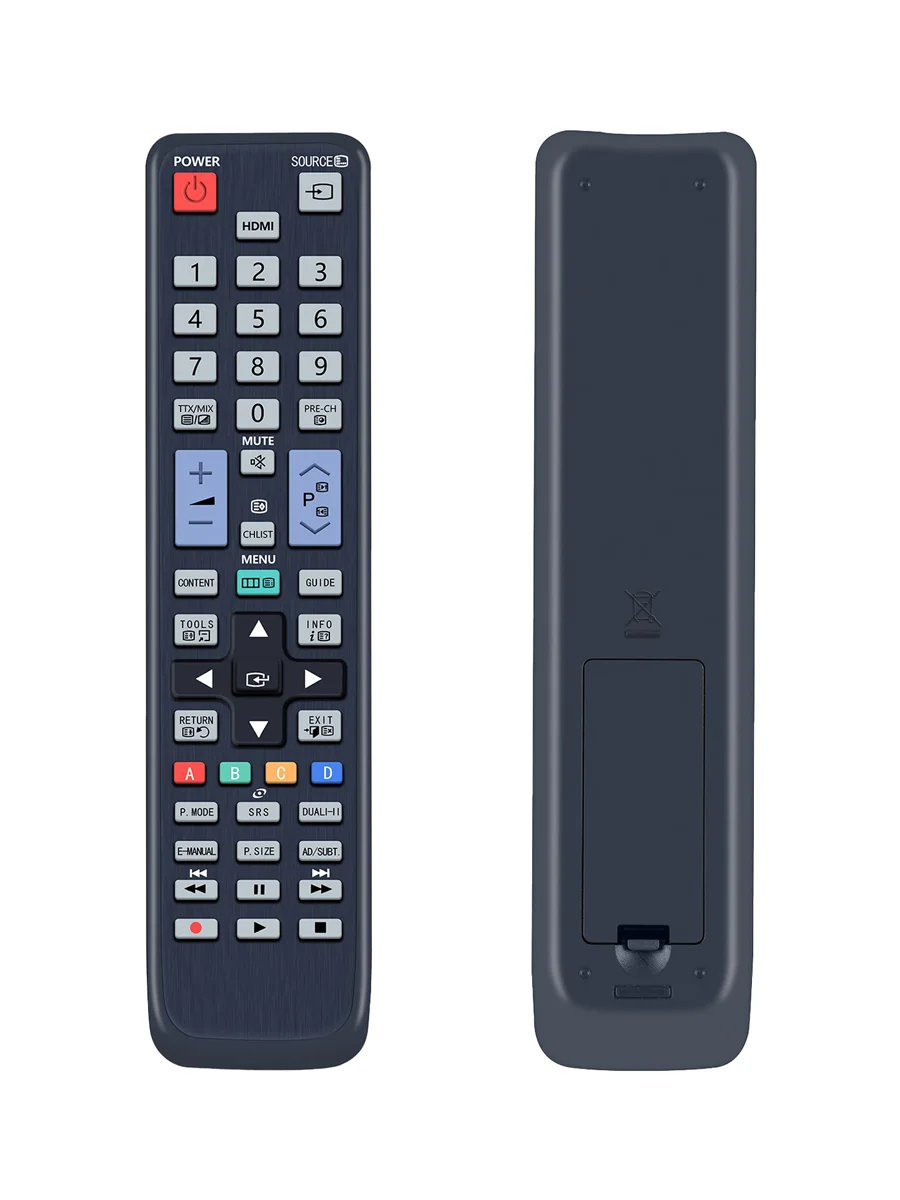 Zapasowy pilot AA59-00465A, kompatybilny z telewizorami Samsung UA46D5000PM, UA40D5500RM, UA22D5000NM. — zdjęcie produktu 6