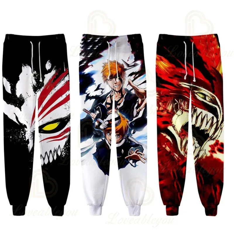 

Лили 123Harajuku японского аниме Bleach Kurosaki Ighigo модные мужские и женские спортивные штаны с принтом уличная одежда брюки Sweatpa