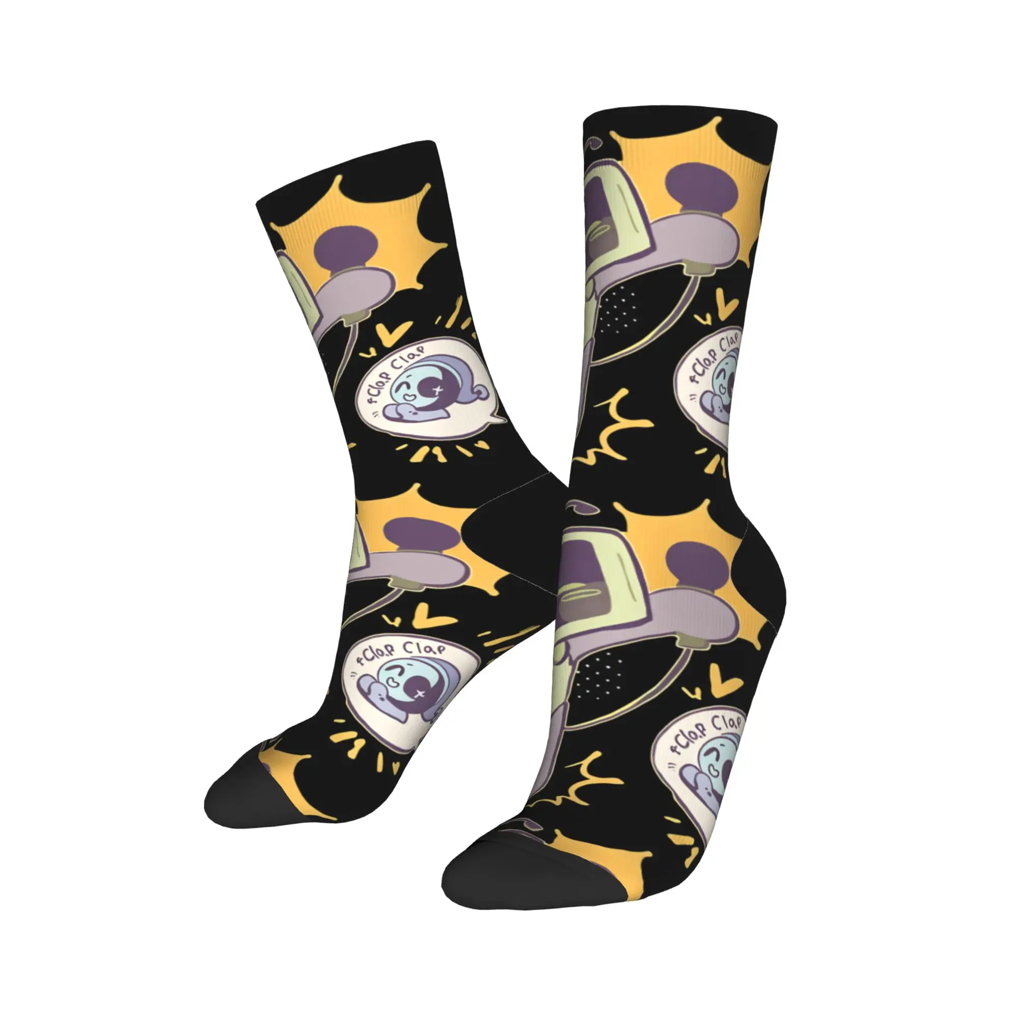 Dandys World Vee Astro ソックス男性女性ポリエステルカジュアルカトゥーンソックス原宿春夏秋冬ミドルチューブソックスギフト