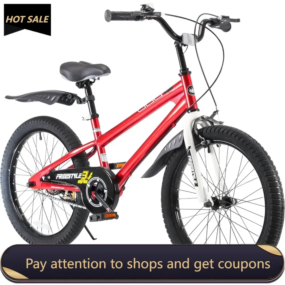 Freestyle Kids Bike 2 Hand Brakes 12 14 16 18 20 Inch Children's Bicycle for Boys Girls Age 3-12 Years Freight free