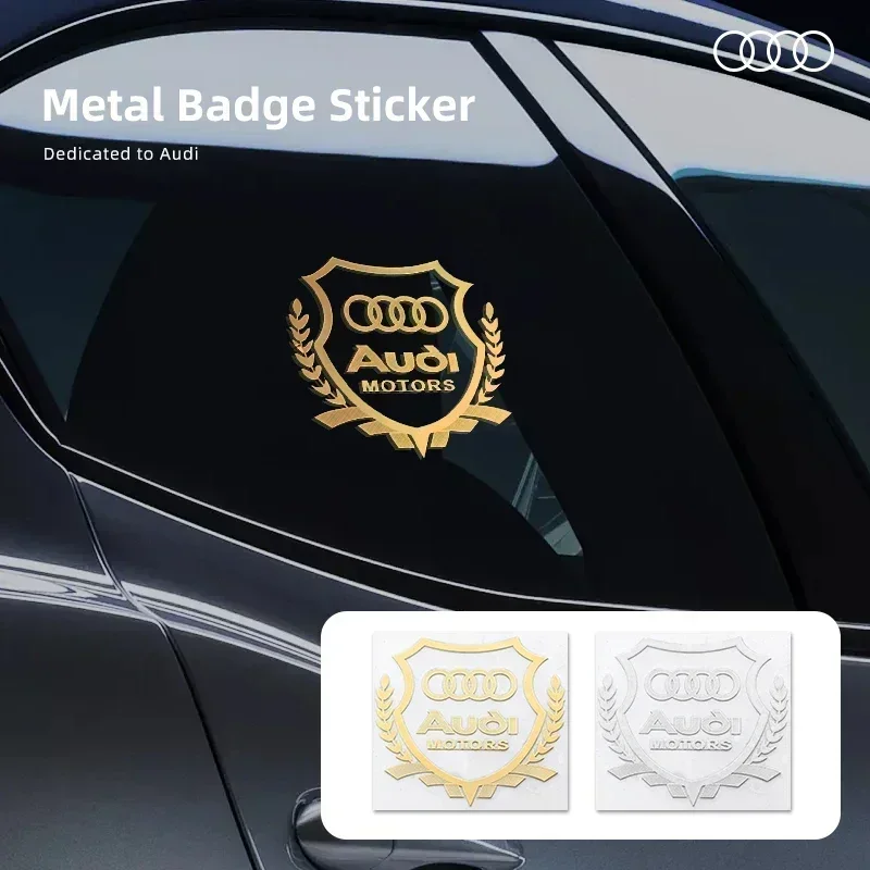 

Car Wheat Badge Sticker Auto Body Side Window Fuel Tank Trunk Decorative Decals Stickers For Audi A3 A4 B8 8P B9 B6 A5 B7 A1 A6
