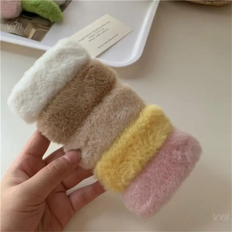 Cute Hairpin Autumn And Winter Easy To Grip Soft Hairpin Clothing Accessories Square Hairpin All-match High Quality Materials