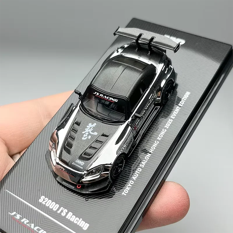 

Модель автомобиля INNO S2000 JS Racing из сплава, масштаб 1:64, статическая коллекционная модель, украшение, праздничный подарок, игрушка, сувенир