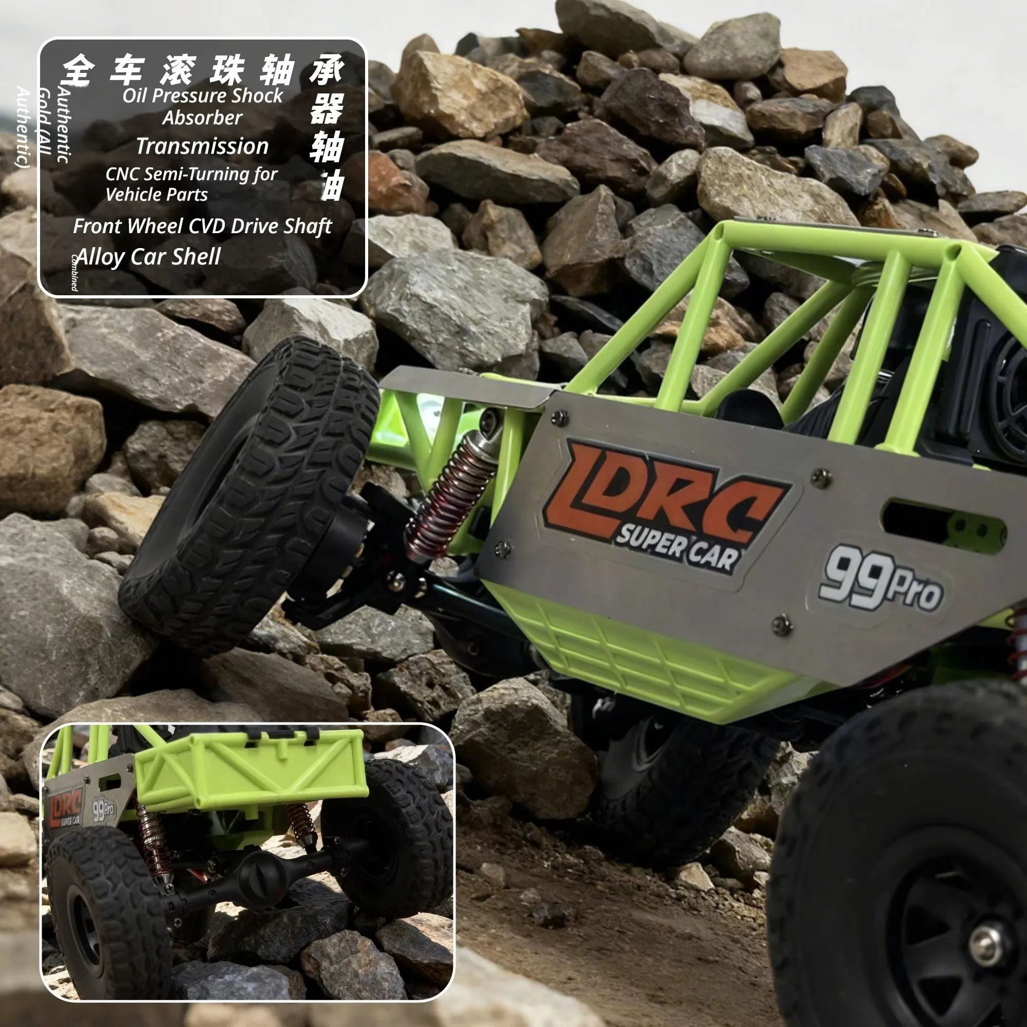 LDRC LD18499PRO 1:18 RC Auto 4 - Servo 9G recensie en prijs