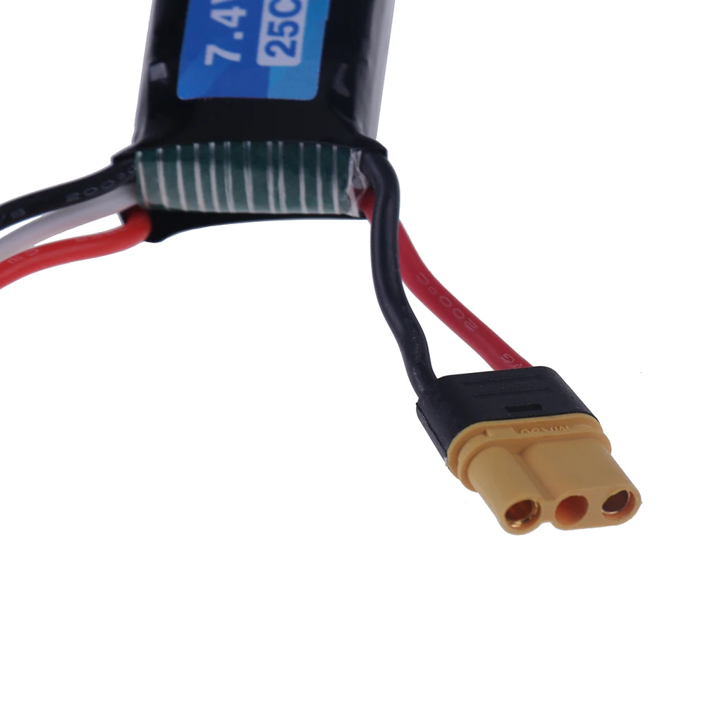 Baterai Lithium 7.4V 850mAh 25C Untuk UDL P320 M17 Aksesori senjata mainan Model simulasi