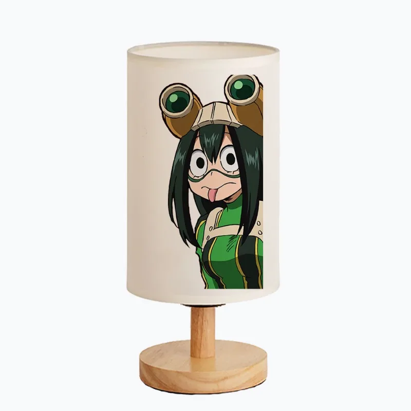 غرفة نوم الأطفال النوم ضوء الليل بلدي بطل كلية أنيمي الحلي طالب دراسة الكرتون مصباح طاولة صغير هدية العيد #5