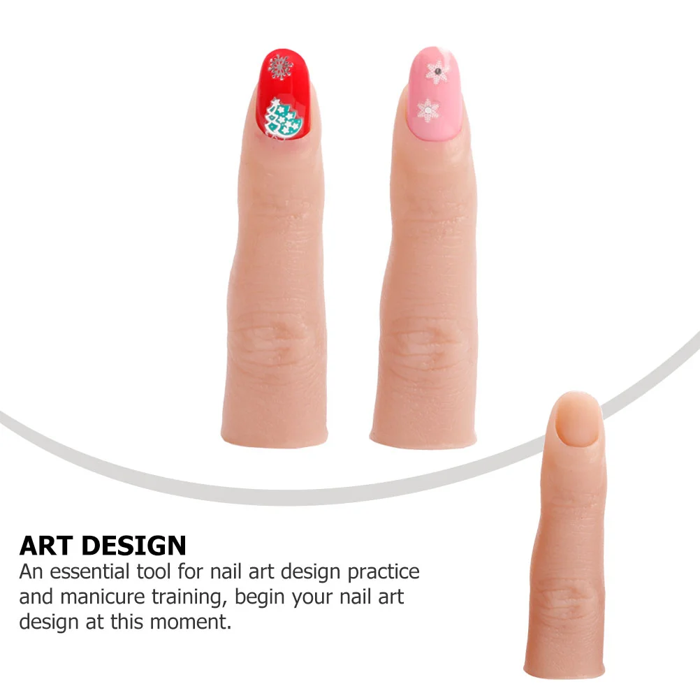 Mannequin Full Silicone Practice Hands Nail Beauty Prop Manicure Supply Finger Prosthetic Training Models Artificial