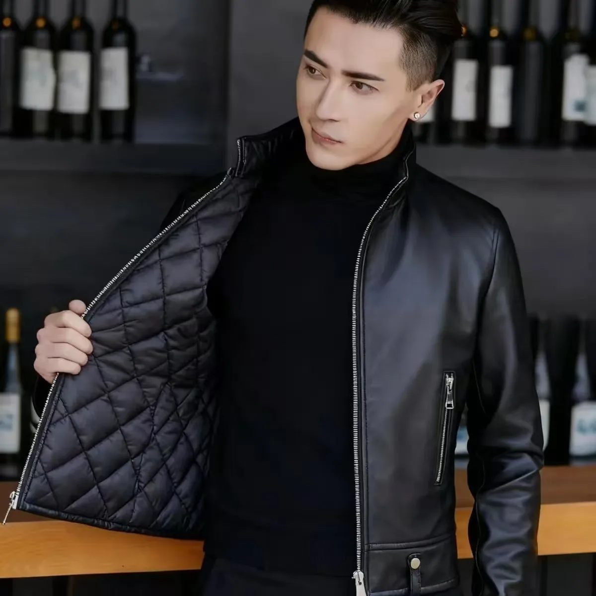 Black-Quilted