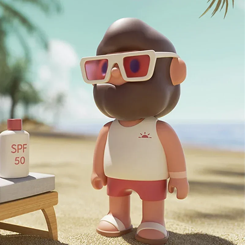 Buscando unicornio FARMER BOB Island Series figura de Anime Guess Bag juguetes adornos figuritas decoración del hogar muñecas de escritorio modelo regalo para niña