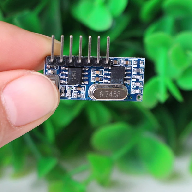 L72A-10PCS 433Mhz Penerima RF Modul Dekoder Kode Pembelajaran 433 Mhz Output 4 Saluran Nirkabel untuk Pengkodean Kontrol Jarak Jauh