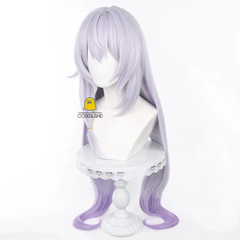 Game Black Swan Cosplay Wig Honkai Star Rail Light Purple Long Hair Garden of Recollection Halloween Party Women Accessory Props