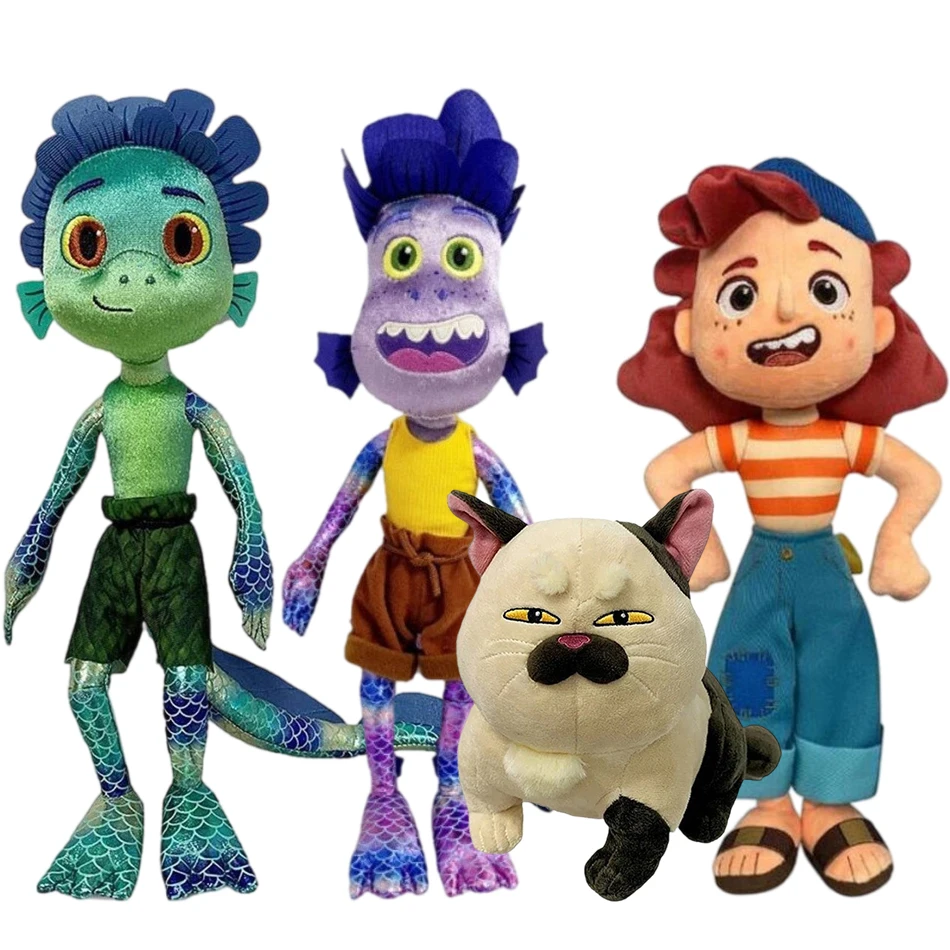 

Плюшевая игрушка-монстр из мультфильма Disney Pixar Luca Alberto, 17-43 см, мультяшный кот, фиолетовая кукла-девочка, мягкие игрушки, рождественские подарки для детей