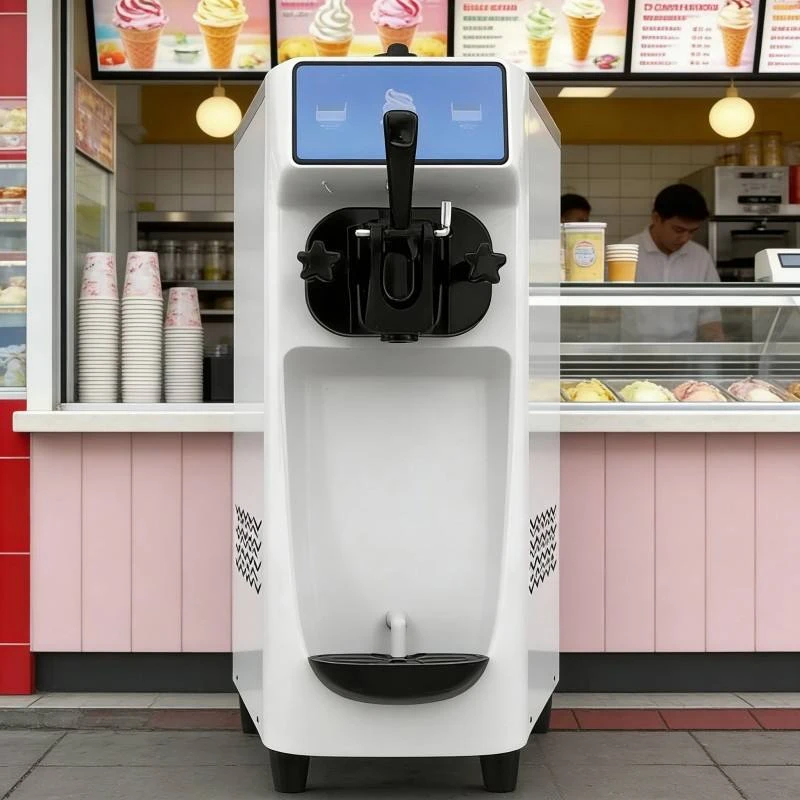 Ice Cream Maker Just 15 Minutes Personal Gelato & Sorbet Machine One-Touch Ideal for Summer Desserts