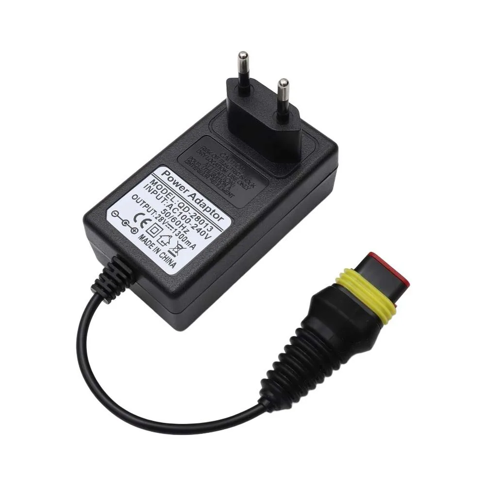 28V 1.3A External Power Adapter for R38Li R40Li R45Li For Robotic Mowers with Overcurrent and Overheating Safeguards