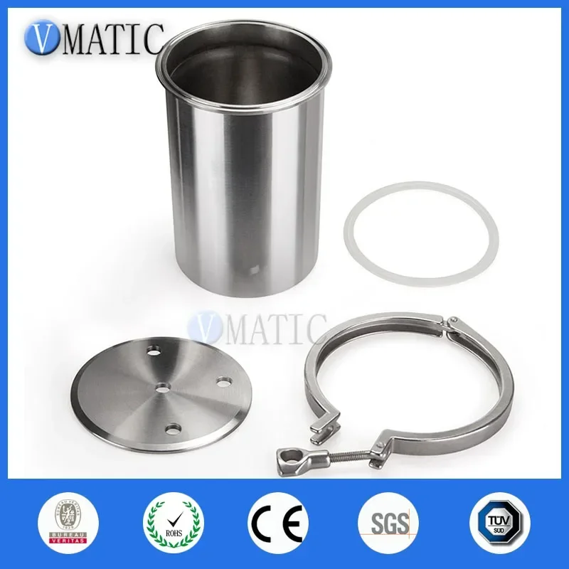 Free Shipping High Quality Clip Frame Type Stainless Steel 304 Pneumatic Pressure Tank 10L With Accessories